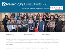 Tablet Screenshot of neurologyqc.com